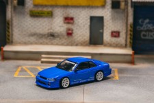 Vertex NISSAN Silvia S13 1989 Blue Metallic - Tarmac Works Escala 1:64 (T64G-025-BL)