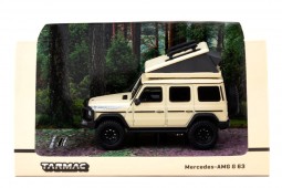 MERCEDES-AMG G63 4x4 Camping 2020 Beige / White - Tarmac Works Scale 1:64 (T64R-040-CAMP)