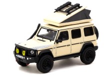 MERCEDES-AMG G63 4x4 Camping 2020 Beige / White - Tarmac Works Scale 1:64 (T64R-040-CAMP)