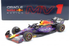 RED BULL RB19 Campeon del Mundo Ganador GP Las Vegas 2023 M. Verstappen - Minichamps Escala 1:18 (110232201)