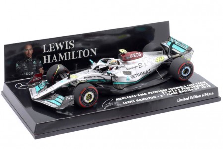 MERCEDES-AMG W13 3rd British GP 2022 Lewis Hamilton - Minichamps Scale 1:43 (417221044)