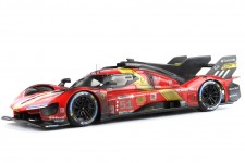 FERRARI 499P Dirty End Race Ganador LeMans 2023 - Con Vitrina - BBR Escala 1:18 (P18235DIRTY-V) 