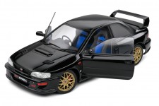 SUBARU Impreza 22B 1998 Black - Solido Scale 1:18 (S1807406)