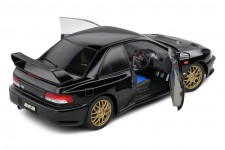 SUBARU Impreza 22B 1998 Black - Solido Scale 1:18 (S1807406)
