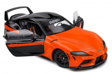 TOYOTA GR Supra Streetfighter 2024 Orange / Black - Solido Escala 1:18 (S1809005)