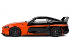 TOYOTA GR Supra Streetfighter 2024 Orange / Black - Solido Scale 1:18 (S1809005)
