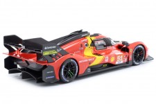 FERRARI 499P Ganador 24h LeMans 2023 Pier Guidi / Calado / Giovinazzi - Con Vitrina - Bburago Escala 1:18 (16311-51)