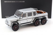 MERCEDES-Benz G63 AMG 6x6 2013 Silver - AutoArt Scale 1:18 (76301)
