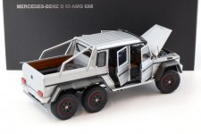 MERCEDES-Benz G63 AMG 6x6 2013 Silver - AutoArt Scale 1:18 (76301)