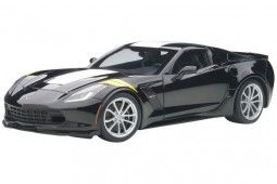 CHEVROLET Corvette C7 Grand Sport 2017 Black - AutoArt Scale 1:18 (71273)