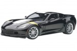 CHEVROLET Corvette C7 Grand Sport 2017 Black - AutoArt Escala 1:18 (71273)