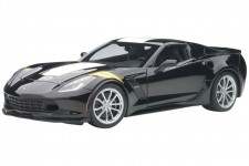 CHEVROLET Corvette C7 Grand Sport 2017 Black - AutoArt Escala 1:18 (71273)