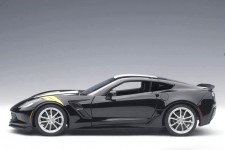 CHEVROLET Corvette C7 Grand Sport 2017 Black - AutoArt Escala 1:18 (71273)