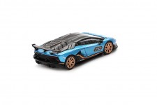 LAMBORGHINI Aventador SVJ 63 2023 Blue Aegir - MiniGT Escala 1:64 (MGT00784L)