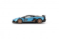 LAMBORGHINI Aventador SVJ 63 2023 Blue Aegir - MiniGT Escala 1:64 (MGT00784L)