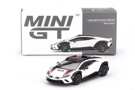 LAMBORGHINI Huracan Sterrato 2023 Bianco Asopo - MiniGT Escala 1:64 (MGT00763L)