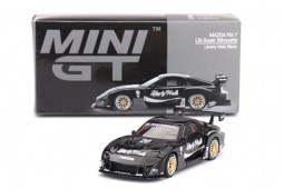 MAZDA RX-7 LB-Super Silhouette Liberty Walk 2023 Black - MiniGT Escala 1:64 (MGT00785L)