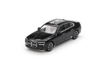 BMW i7 xDrive60 2024 Black Sapphire - MiniGT Escala 1:64 (MGT00802L)