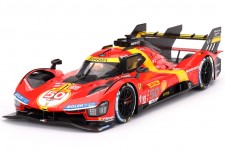 FERRARI 499P 3rd 1000 Millas Sebring 2023 Fuoco / Molina / Nielsen - BBR Escala 1:18 (CS18003)