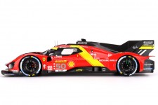 FERRARI 499P 3rd 1000 Millas Sebring 2023 Fuoco / Molina / Nielsen - BBR Escala 1:18 (CS18003)