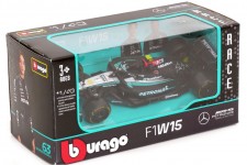 MERCEDES-AMG W15 Ganador British GP 2024 Lewis Hamilton - Bburago Escala 1:43 (38208-44)