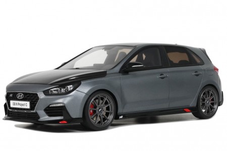 HYUNDAI i30 N Project C 2017 Metallic Grey - OttoMobile Escala 1:18 (OT1060)