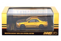 NISSAN Skyline GT-R (R34) Top Secret Malaysia Expo 2024 - Inno Models Scale 1:64 (IN64-R34TS-MDX24)