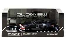PORSCHE 997 Old & New Matt Black - Tarmac Works Escala 1:64 (T64-TL053-MB)