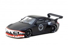 PORSCHE 997 Old & New Matt Black - Tarmac Works Escala 1:64 (T64-TL053-MB)