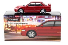 MITSUBISHI Lancer GSR Evolution Red - Tarmac Works Escala 1:64 (T64G-048-RE)