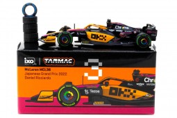 McLaren MCL36 GP Japan 2022 Daniel Ricciardo - Tarmac Works Escala 1:64 (T64G-F041-DR2)