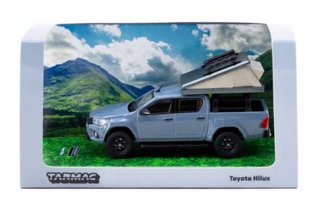 TOYOTA Hilux Camping Tent Grey - Tarmac Works Escala 1:64 (T64R-041-CAMP)