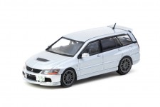 MITSUBISHI Lancer Evolution Wagon Silver - Tarmac Works Escala 1:64 (T64R-042-SL)