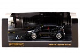 TOYOTA Pandem Yaris GR Black - Tarmac Works Escala 1:64 (T64R-080-BK)