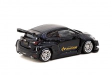 TOYOTA Pandem Yaris GR Black - Tarmac Works Escala 1:64 (T64R-080-BK)