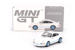 PORSCHE 911 Carrera RS 2.7 White - MiniGT Scale 1:64 (MGT00715L)