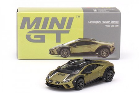 LAMBORGHINI Huracan Sterrato 2024 Verde Gea Matt - MiniGT Escala 1:64 (MGT00779L)
