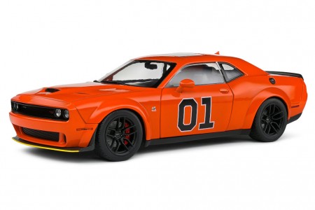 DODGE Challenger R/T Scat Pack Widebody 2023 Orange - Solido Scale 1:18 (S1805713)