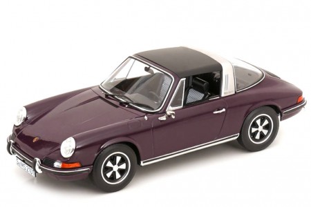 PORSCHE 911 E Targa 1971 Violet - Norev Escala 1:18 (187644)