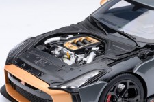 NISSAN GT-R50 By Italdesign Goodwood Version 2021 Liquid Kinetic Grey - AutoArt Scale 1:18 (77510)