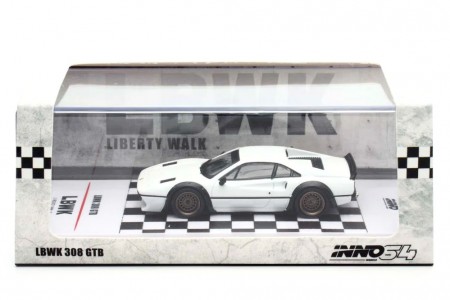 FERRARI 308 GTB White - Inno Models Scale 1:64 (IN64-LBWK308-WHI)