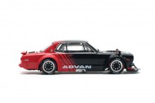 NISSAN Skyline GT-R V8 Drift Hakosuka Advan - POP Race Escala 1:64 (PR640081)