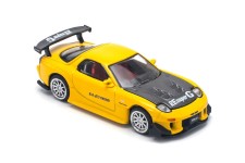 MAZDA RX-7 (FD3S) Re-Amemiya Widebody Yellow - POP Race Scale 1:64 (PR640116)