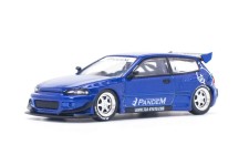 HONDA Pandem CIvic EG6 Blue - POP Race Scale 1:64 (PR640127)