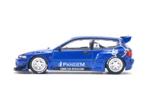 HONDA Pandem CIvic EG6 Blue - POP Race Scale 1:64 (PR640127)