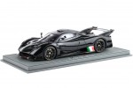 PAGANI Huayra R 2021 Gloss Black - Con Vitrina - BBR Escala 1:18 (P18218A-V)