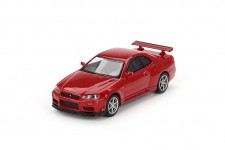 NISSAN Skyline GT-R (R34) V-Spec 1999 Red - MiniGT Escala 1:64 (MGT00796R)
