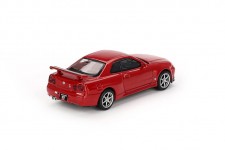NISSAN Skyline GT-R (R34) V-Spec 1999 Red - MiniGT Escala 1:64 (MGT00796R)