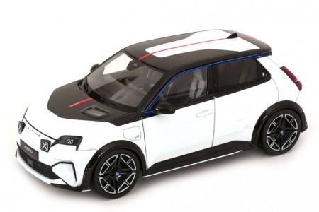 ALPINE A290 GTS 2025 White / Black - Norev Scale 1:18 (185452)