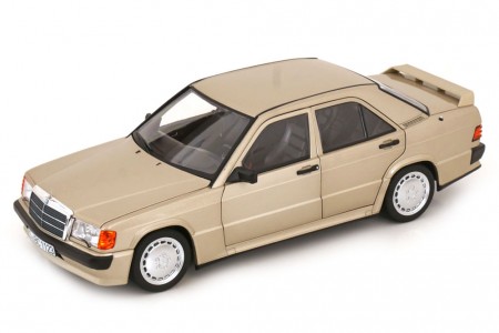MERCEDES-Benz 190E 2.3 16V 1984 Smoke Silver Metallic - Norev Escala 1:18 (183831)